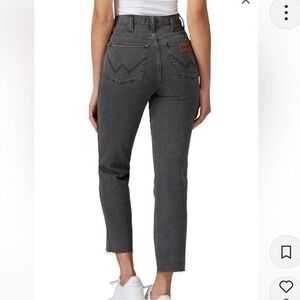 Wrangler Women's High Rise Jeans - Dark Gray